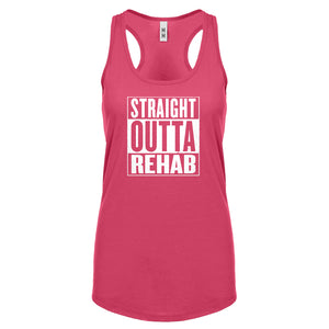 Racerback Straight Outta Rehab Womens Tank Top