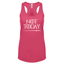 Not Today Womens Racerback Tank Top
