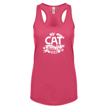 My Cat Thinks I'm Cool Womens Racerback Tank Top