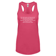Racerback On the Sands of Hesitation Womens Tank Top