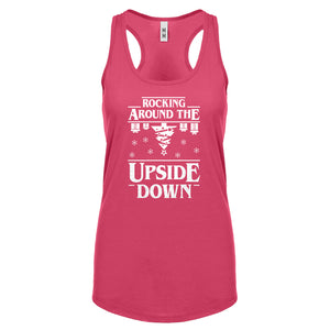 Rocking Around the Upside Down Womens Racerback Tank Top