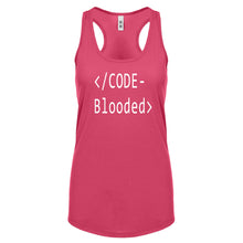 Racerback Code Blooded Womens Tank Top