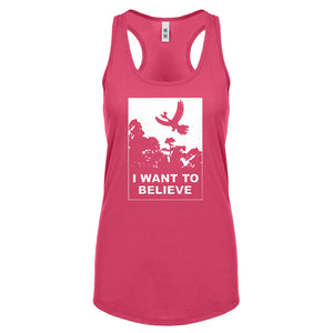 I Want to Believe Kanto Sighting Womens Racerback Tank Top