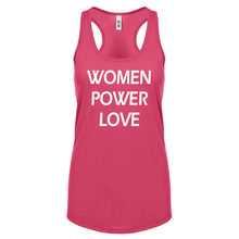 Racerback Women Power Love  Womens Tank Top