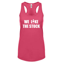 WE LIKE THE STOCK Womens Racerback Tank Top
