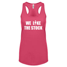 WE LIKE THE STOCK Womens Racerback Tank Top
