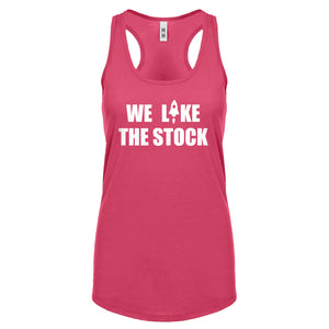 WE LIKE THE STOCK Womens Racerback Tank Top