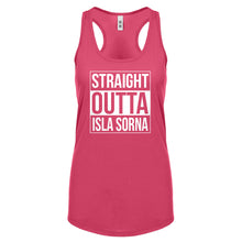 Racerback Straight Outta Isla Sorna Womens Tank Top