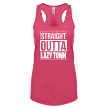 Straight Outta Lazy Town Womens Racerback Tank Top