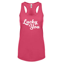 Lucky You Womens Racerback Tank Top