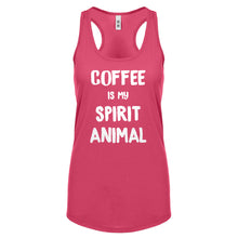 Coffee is my Spirit Animal Womens Racerback Tank Top
