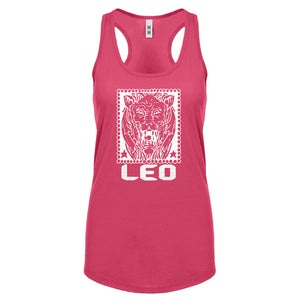 Racerback Leo Zodiac Astrology Womens Tank Top