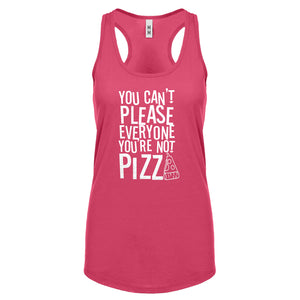 Racerback You're Not Pizza Womens Tank Top