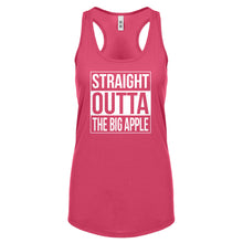 Straight Outta The Big Apple Womens Racerback Tank Top