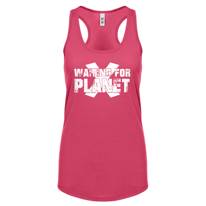 Racerback Waiting for Planet X Womens Tank Top