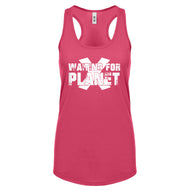 Racerback Waiting for Planet X Womens Tank Top