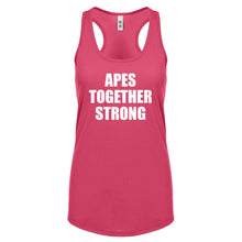 APES TOGETHER STRONG Womens Racerback Tank Top