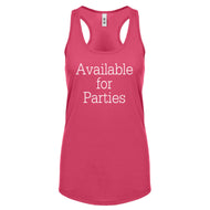 Racerback Available for Parties Womens Tank Top