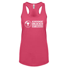 Achievement Unlocked Got Engaged Womens Racerback Tank Top
