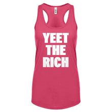 YEET THE RICH Womens Racerback Tank Top