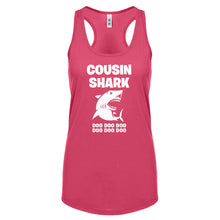 Cousin Shark Womens Racerback Tank Top