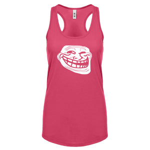 Trollface Womens Racerback Tank Top