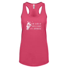 Racerback No Sign of Intelligent Life Womens Tank Top