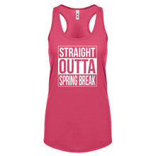 Straight Outta Spring Break Womens Racerback Tank Top