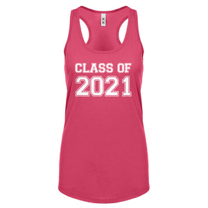 Racerback Class of 2021 Womens Tank Top