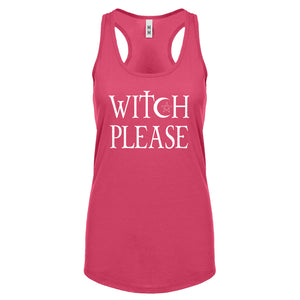 Racerback Witch Please Womens Tank Top