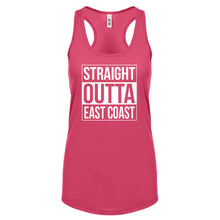 Straight Outta East Coast Womens Racerback Tank Top