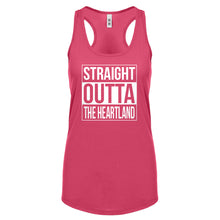 Straight Outta the Heartland Womens Racerback Tank Top