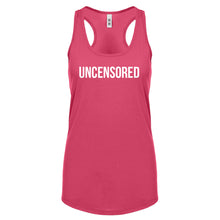 UNCENSORED Womens Racerback Tank Top