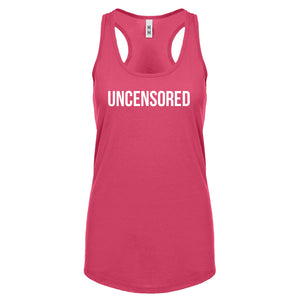 UNCENSORED Womens Racerback Tank Top