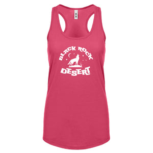 Black Rock Desert Womens Racerback Tank Top