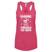 Dabbing through the Snow Womens Racerback Tank Top