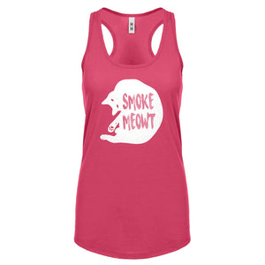 Racerback Smoke Meowt Womens Tank Top