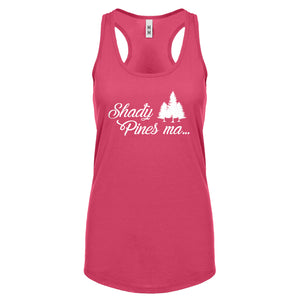 Racerback Shady Pines Ma Womens Tank Top