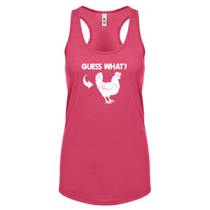 Racerback Chicken Butt Womens Tank Top