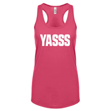 Racerback Yasss Womens Tank Top