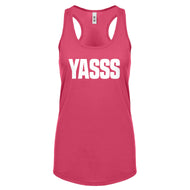 Racerback Yasss Womens Tank Top
