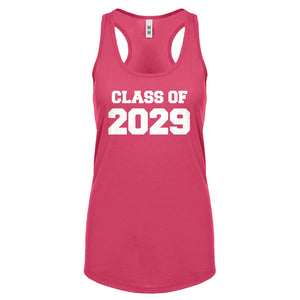 Class of 2029 Womens Racerback Tank Top