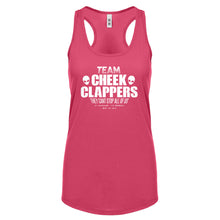 TEAM CHEEK CLAPPERS Womens Racerback Tank Top