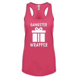 Gangster Wrapper Womens Racerback Tank Top