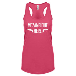 Mozambique Here Womens Racerback Tank Top