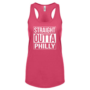 Straight Outta Philly Womens Racerback Tank Top