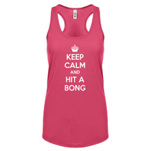 Racerback Keep Calm and Hit a Bong Womens Tank Top