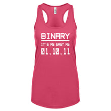 Racerback Binary Womens Tank Top