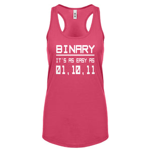 Racerback Binary Womens Tank Top
