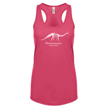 Racerback Brontosaurus Womens Tank Top